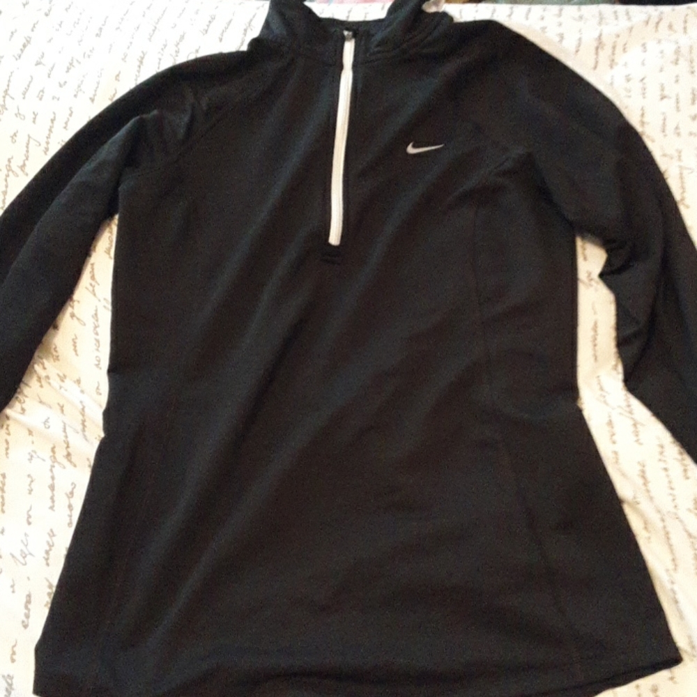 Nike dri fit half zip jacket